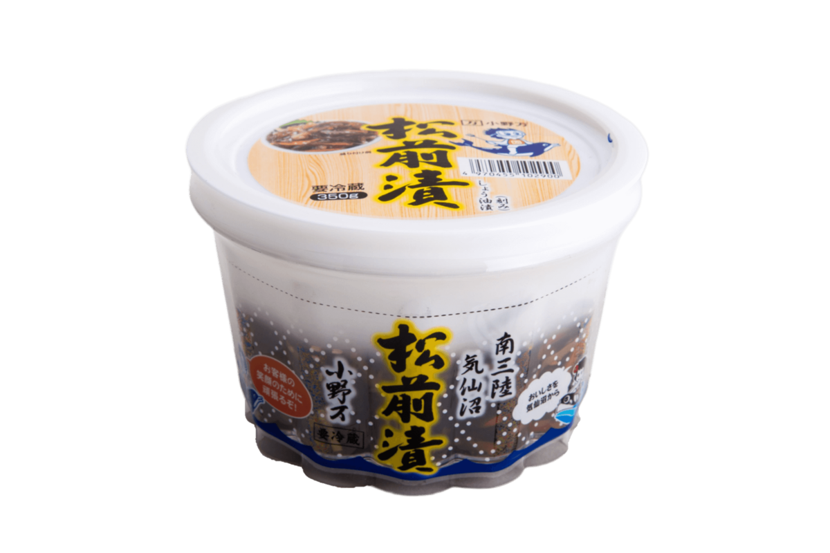 松前漬 大菊カップ 350g | 小野万オンラインショップ